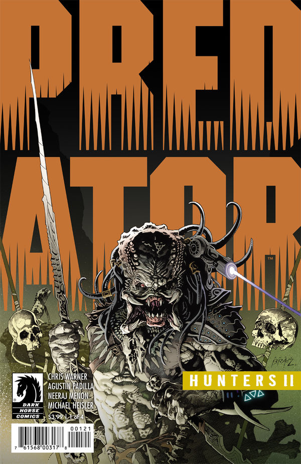 Cover for Predator: Hunters II #1 (Andy Brase Variant Cover) (3004-211)