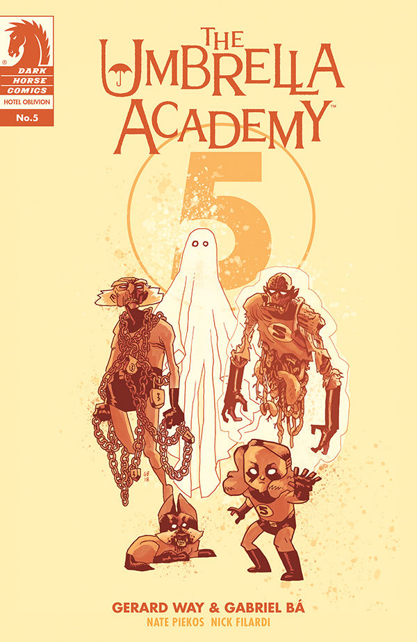 Cover for The Umbrella Academy: Hotel Oblivion #5 (Gabriel Bá Variant Cover) (3004-350)