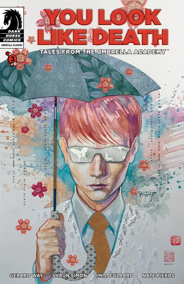 Cover for Tales from the Umbrella Academy: You Look Like Death #3 (David Mack Variant Cover) (3004-843)