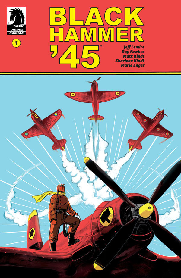 Cover for Black Hammer '45: From the World of Black Hammer #1 (Veronica Fish Variant Cover) (3005-056)