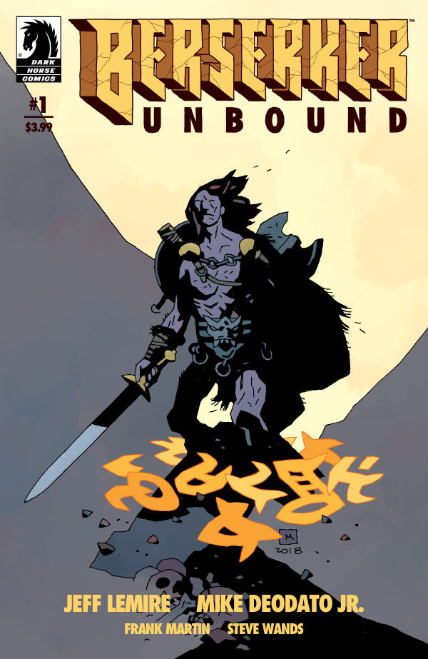 Cover for Berserker Unbound #1 (Mike Mignola Variant Cover) (3005-201)