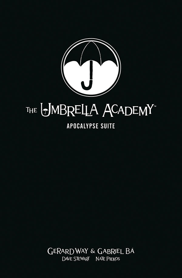 Cover for The Umbrella Academy Library Edition Volume 1: Apocalypse Suite HC (3005-767)