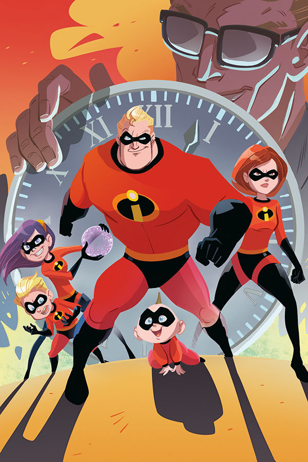 Cover for Disney/PIXAR The Incredibles 2: Slow Burn #1 (Kawaii Creative Studio Variant Cover) (3005-880)