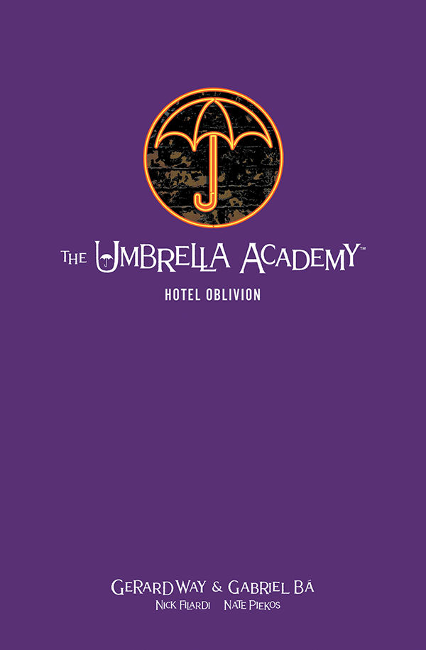 Cover for The Umbrella Academy Volume 3: Hotel Oblivion Library Edition HC (3006-108)