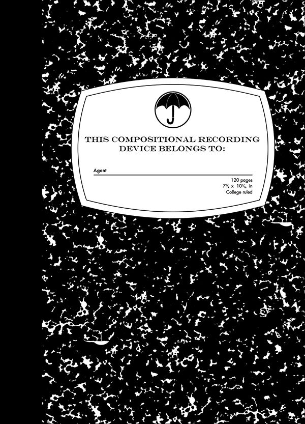 Cover for Umbrella Academy Composition Notebook (3006-272)