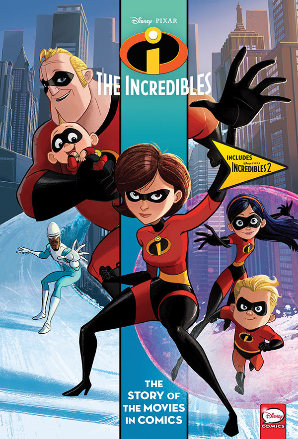 Cover for Disney/PIXAR Incredibles and Incredibles 2: The Story of the Movies in Comics HC (3006-341)