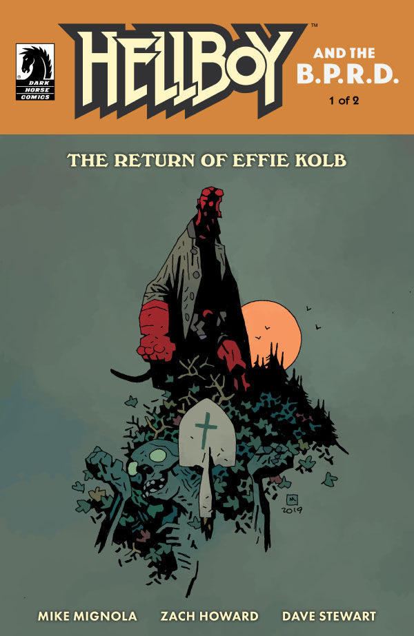Cover for Hellboy and the B.P.R.D.: The Return of Effie Kolb #1 (Mike Mignola Variant Cover) (3006-356)