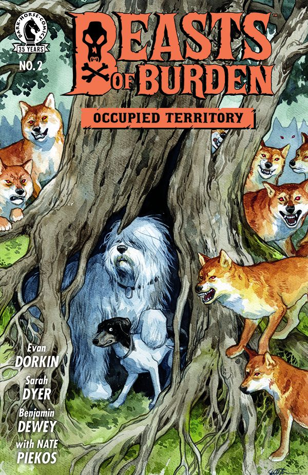 Cover for Beasts of Burden: Occupied Territory #2 (Jill Thompson Variant Cover) (3006-363)