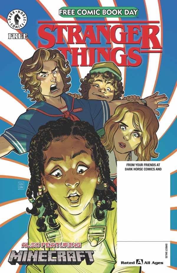 Cover for Free Comic Book Day 2020 (All Ages) Stranger Things/Minecraft (3006-484)