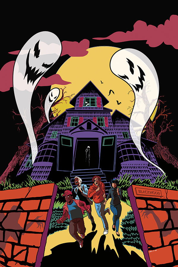 Cover for Blackwood: The Mourning After #4 (Andy Fish Variant Cover) (3006-550)