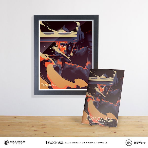 Cover for Dragon Age: Blue Wraith #1 (Dark Horse Direct Exclusive + Giclee Fine Art Print Bundle) (3006-762)