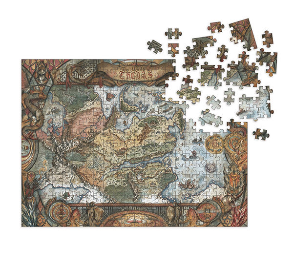 Cover for Dragon Age: World of Thedas Map Puzzle (3006-843)