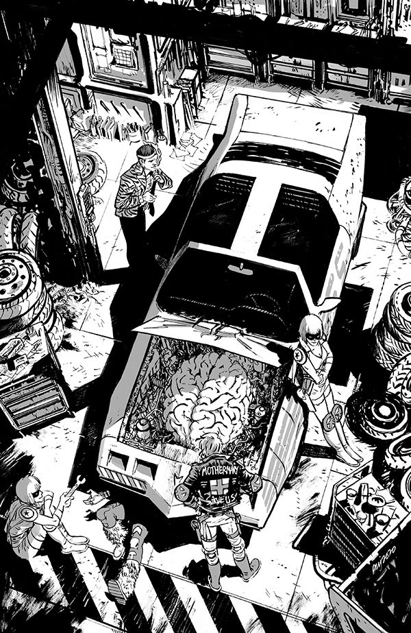 Cover for The True Lives of the Fabulous Killjoys: National Anthem #1 (Dark Horse Direct Exclusive + Fine Art Print Bundle) (3007-107)