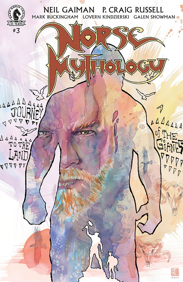 Cover for Norse Mythology II #3 (David Mack Variant Cover) (3007-189)