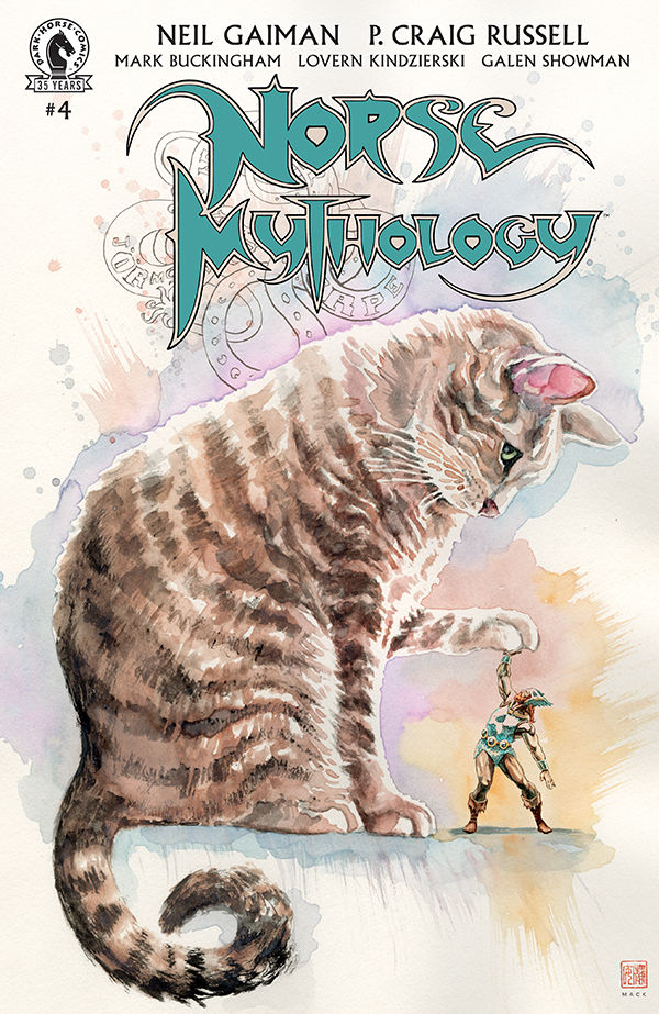 Cover for Norse Mythology II #4 (David Mack Variant Cover) (3007-190)