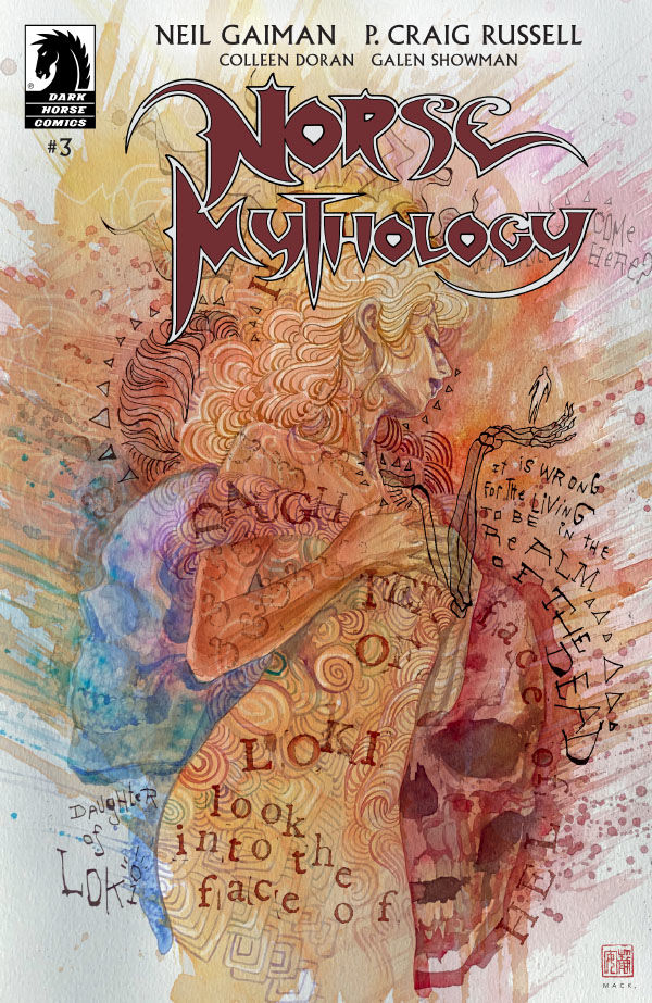Cover for Norse Mythology III #3 (David Mack Variant Cover) (3007-195)