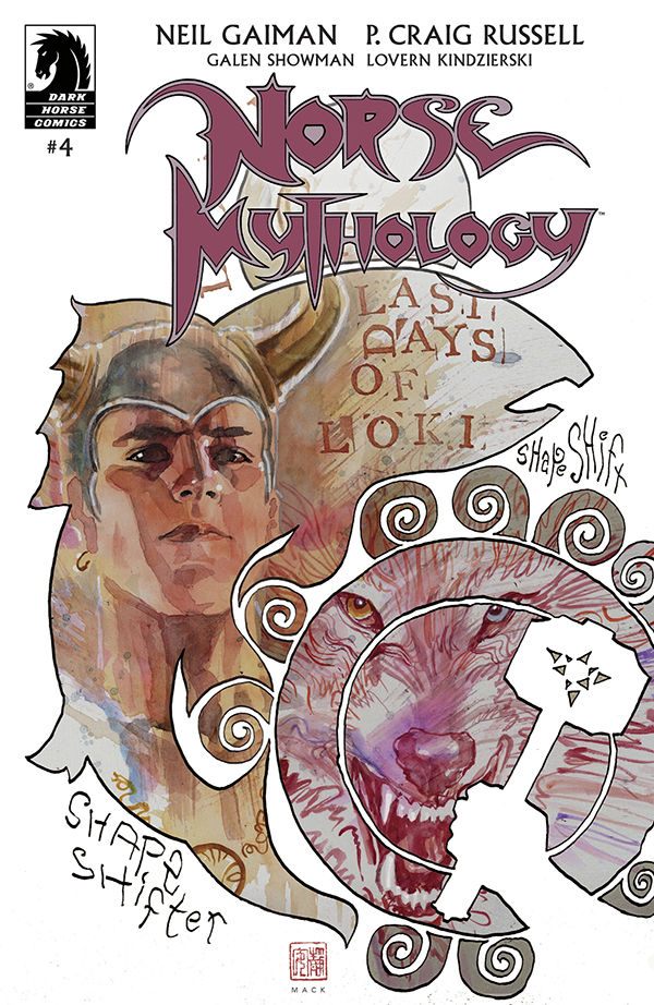 Cover for Norse Mythology III #4 (David Mack Variant Cover) (3007-196)