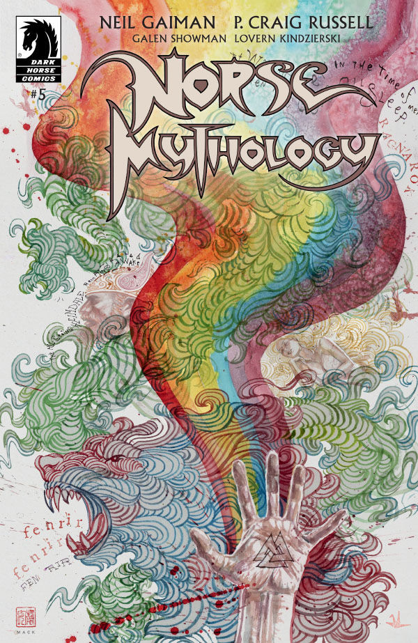 Cover for Norse Mythology III #5 (David Mack Variant Cover) (3007-197)