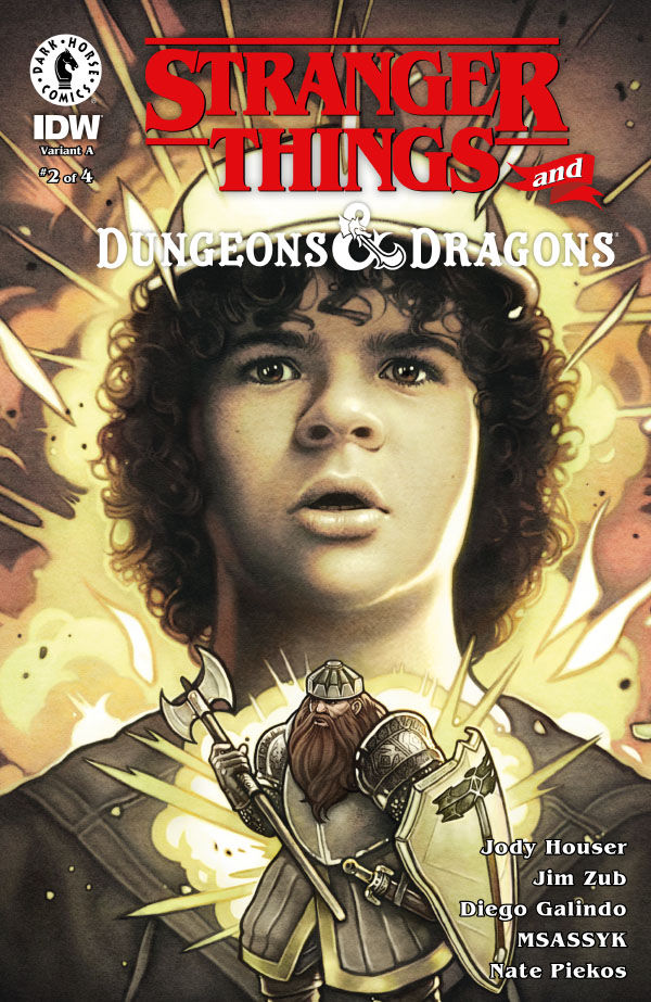 Cover for Stranger Things and Dungeons & Dragons #2 (Anna Dittman Variant Cover) (3007-270)