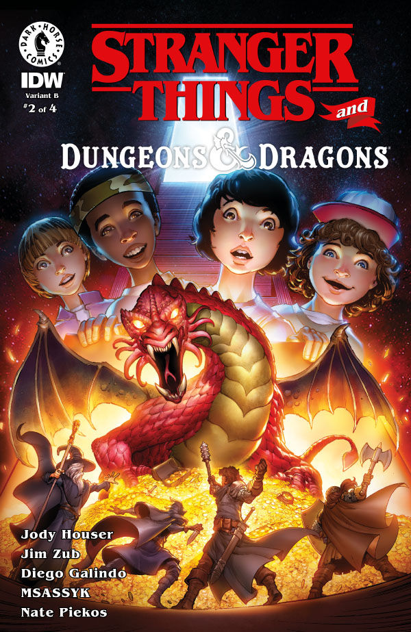 Cover for Stranger Things and Dungeons & Dragons #2 (Max Dunbar Variant Cover) (3007-271)