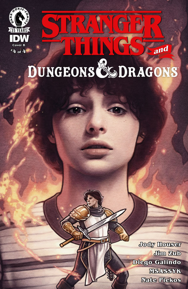 Cover for Stranger Things and Dungeons & Dragons #4 (Anna Dittman Variant Cover) (3007-276)