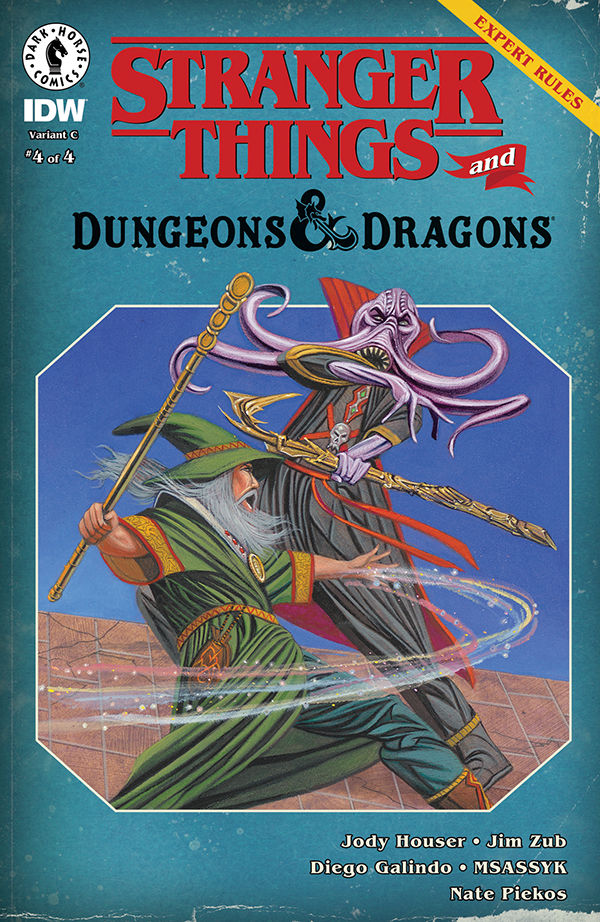 Cover for Stranger Things and Dungeons & Dragons #4 (David Michael Beck Variant Cover) (3007-278)