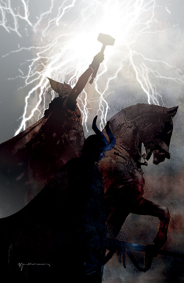 Cover for Norse Mythology I #1 (Dark Horse Direct Exclusive + Fine Art Print Bundle) (3007-281)