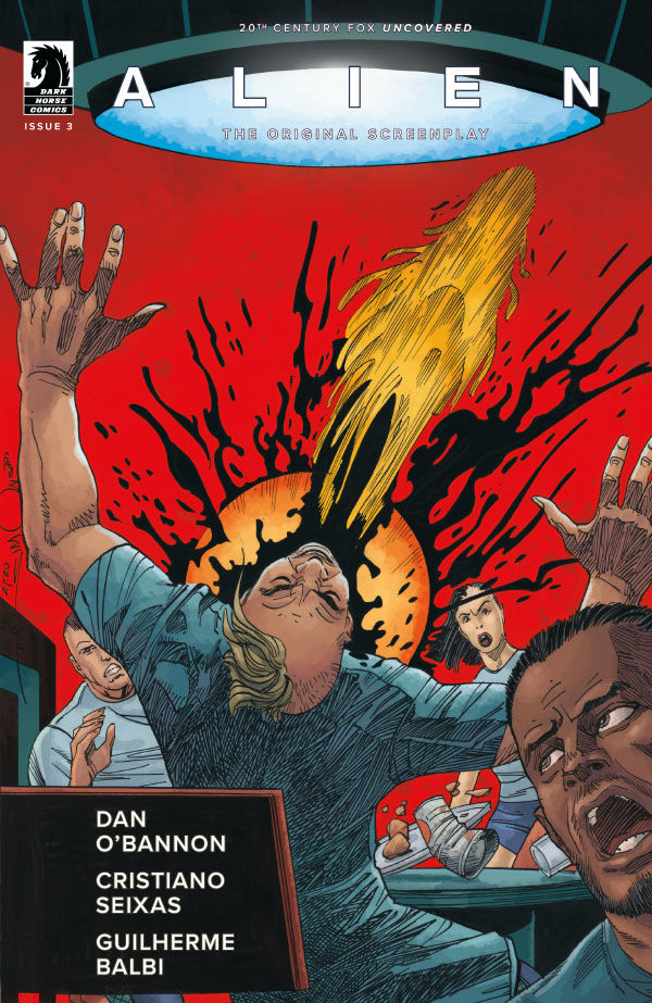 Cover for Alien: The Original Screenplay #3 (Walter Simonson & Dave Stewart Variant Cover) (3007-459)