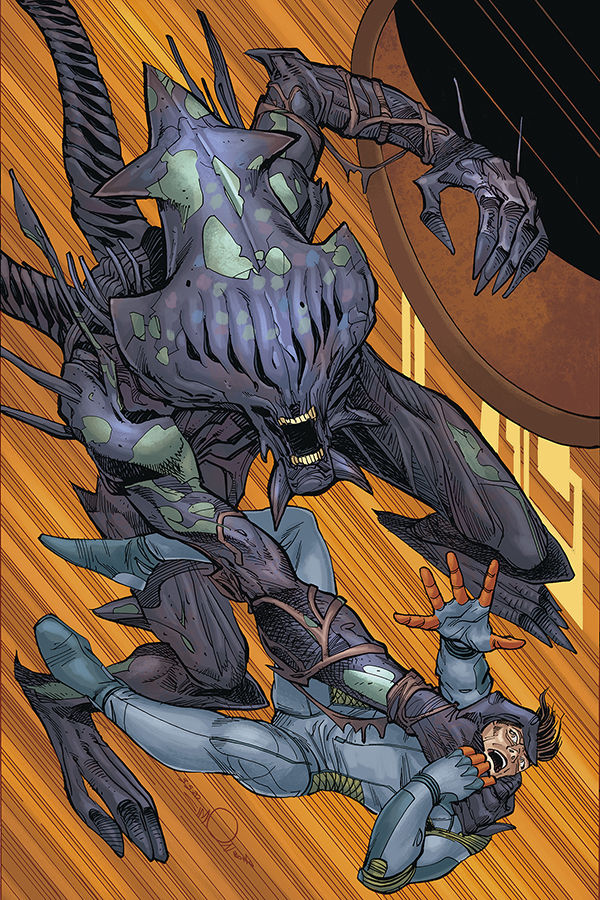 Cover for Alien: The Original Screenplay #4 (Walter Simonson & Dave Stewart Variant Cover) (3007-460)