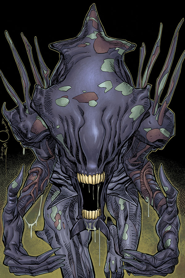 Cover for Alien: The Original Screenplay #5 (Walter Simonson & Dave Stewart Variant Cover) (3007-461)