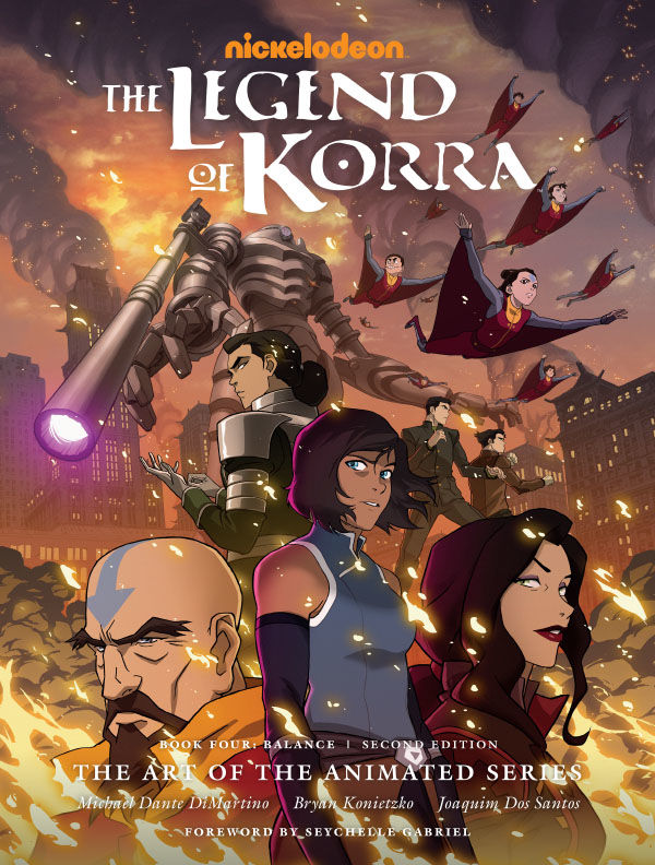 Cover for The Legend of Korra: The Art of the Animated Series--Book Four: Balance HC (Second Edition) (3007-625)
