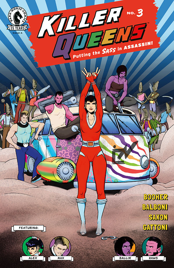 Cover for Killer Queens #3 (3007-740)