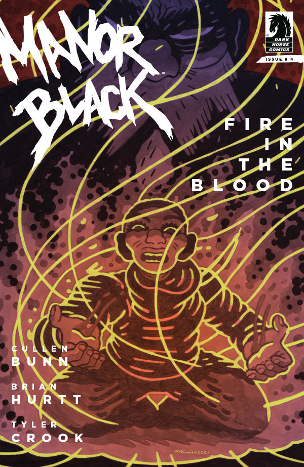 Cover for Manor Black: Fire in the Blood #4 (Andrew MacLean Variant Cover) (3007-851)