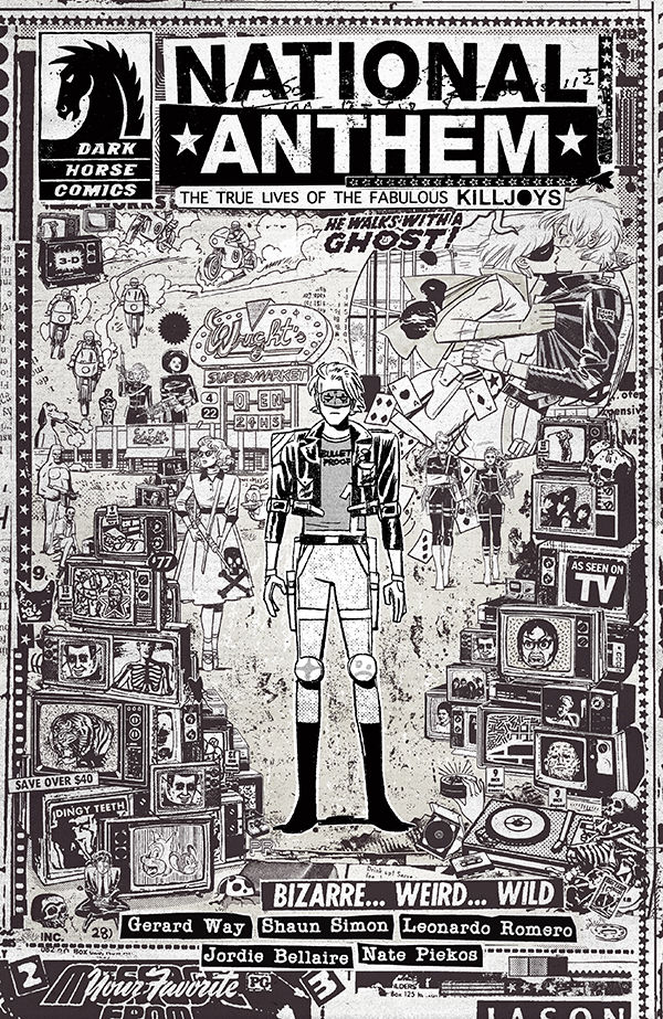 Cover for The True Lives of the Fabulous Killjoys: National Anthem #1 (Paul Rentler Variant Cover) (3007-914)