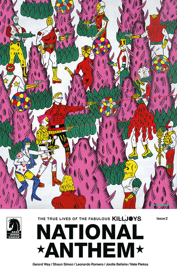 Cover for The True Lives of the Fabulous Killjoys: National Anthem #2 (Motohiro Variant Cover) (3007-915)