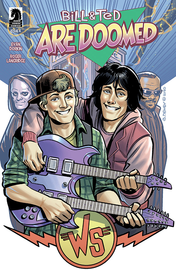 Cover for Bill and Ted Are Doomed #4 (Benjamin Dewey Variant Cover) (3008-062)