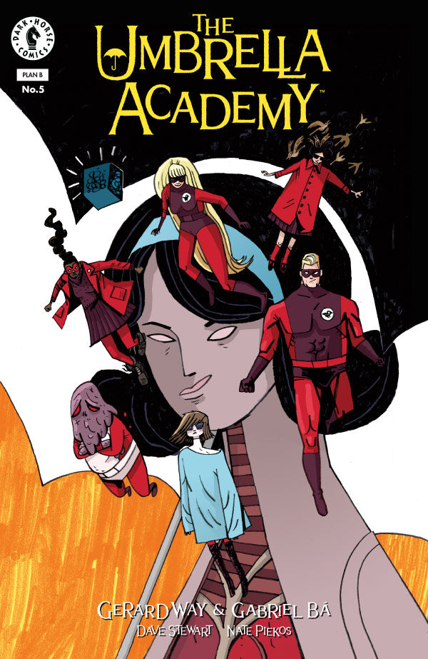 Cover for The Umbrella Academy: Plan B #5 (Warwick Johnson Cadwell Variant Cover) (3008-321)