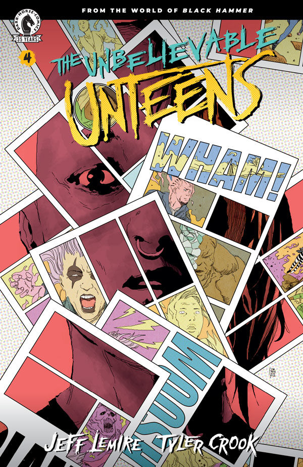 Cover for The Unbelievable Unteens: From the World of Black Hammer #4 (Andrea Sorrentino Variant Cover) (3008-346)