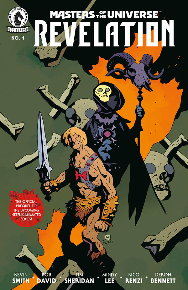 Cover for Masters of the Universe: Revelation #1 (Mike Mignola with Dave Stewart Variant Cover) (3008-430)
