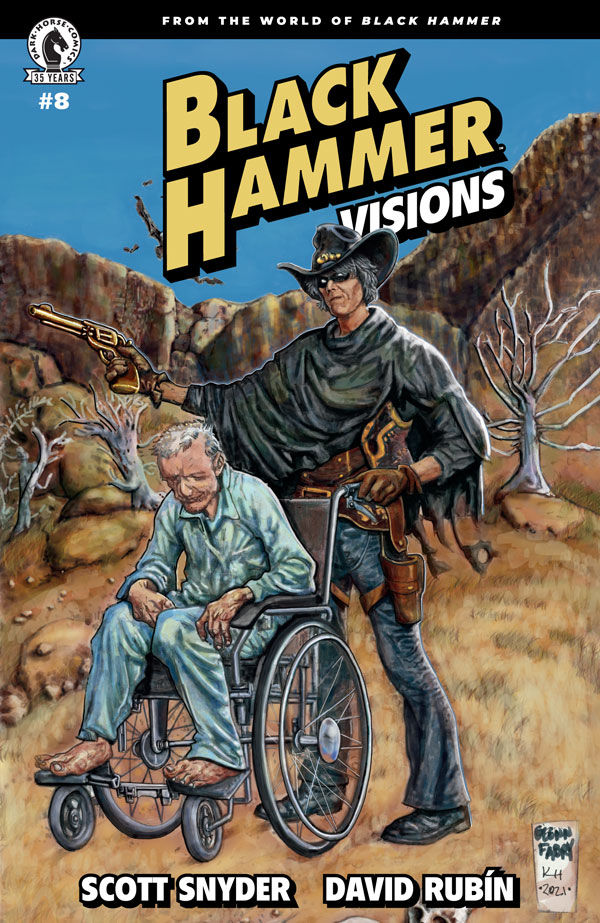 Cover for Black Hammer: Visions #8 (Glenn Fabry & Karen Holloway Variant Cover) (3008-603)