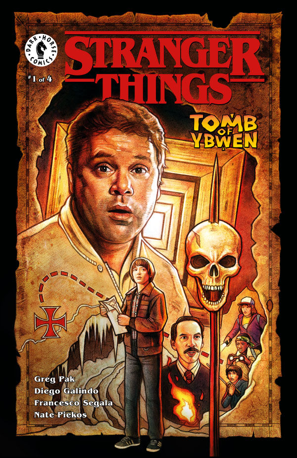 Cover for Stranger Things: The Tomb of Ybwen #1 (Kyle Lambert Variant Cover) (3008-694)