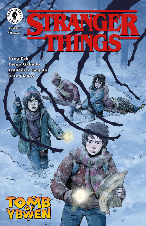 Cover for Stranger Things: The Tomb of Ybwen #4 (Adam Gorham Variant Cover) (3008-701)