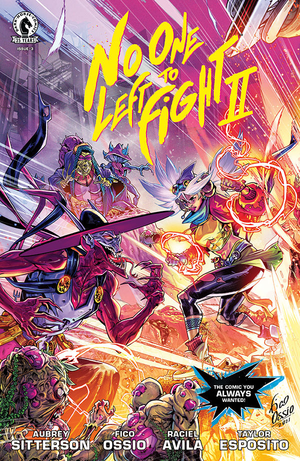 Cover for No One Left To Fight II #3 (Fico Ossio Variant Cover) (3008-760)