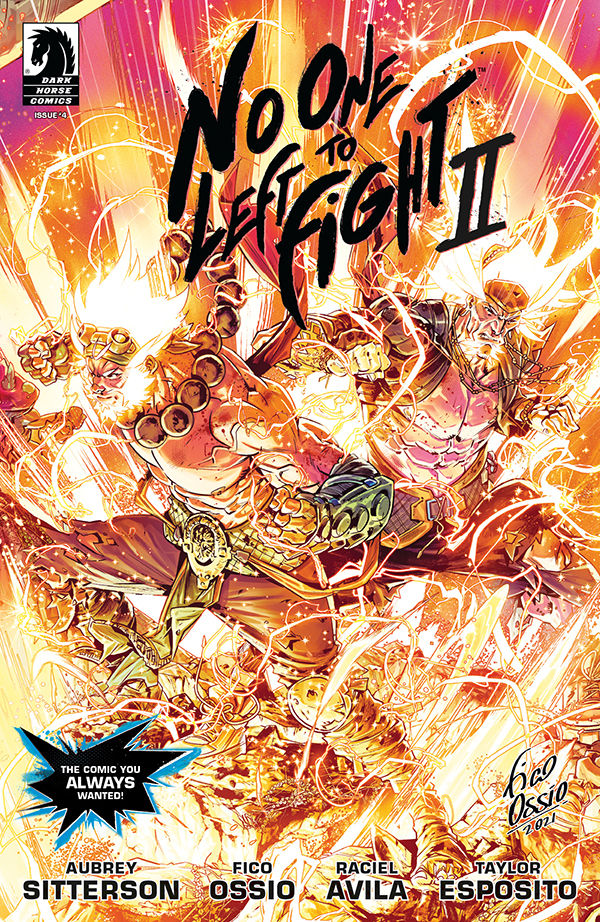 Cover for No One Left To Fight II #4 (Fico Ossio Variant Cover) (3008-761)