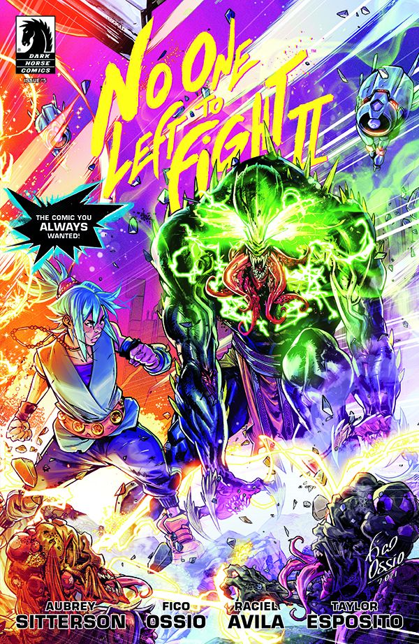 Cover for No One Left To Fight II #5 (Fico Ossio Variant Cover) (3008-762)