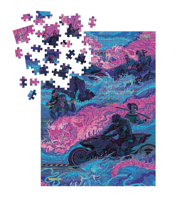 Cover for Cyberpunk 2077: Night City Gang - Tyger Claws Puzzle (3008-776)