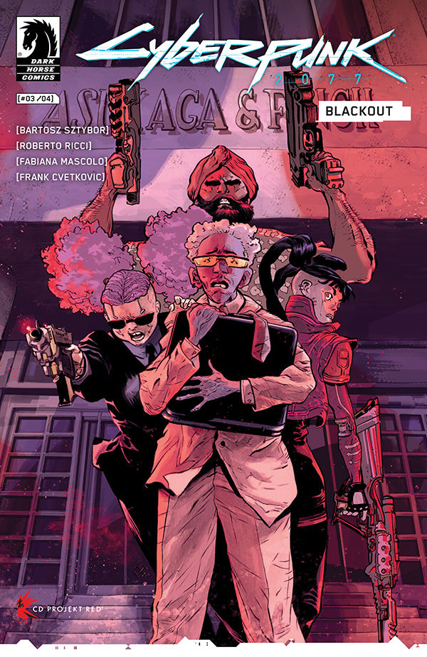 Cover for Cyberpunk 2077: Blackout #3 (Max Fiumara Variant Cover) (3008-884)