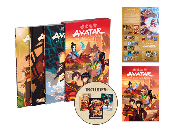 Cover for Avatar: The Last Airbender--Fire and Family Treasury Boxed Set TPB (3009-129)