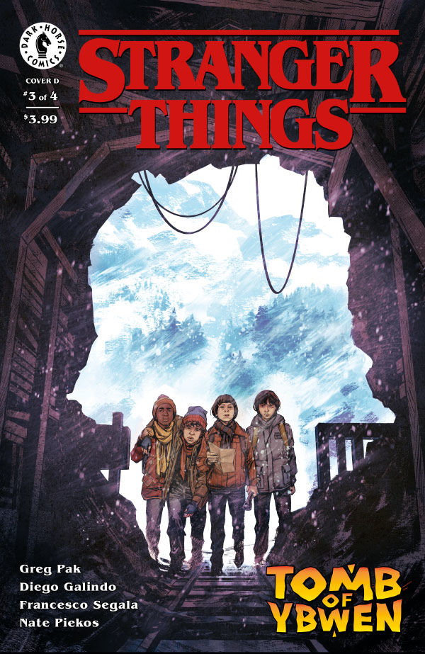 Cover for Stranger Things: The Tomb of Ybwen #3 (Todor Hristov Variant Cover) (3009-210)