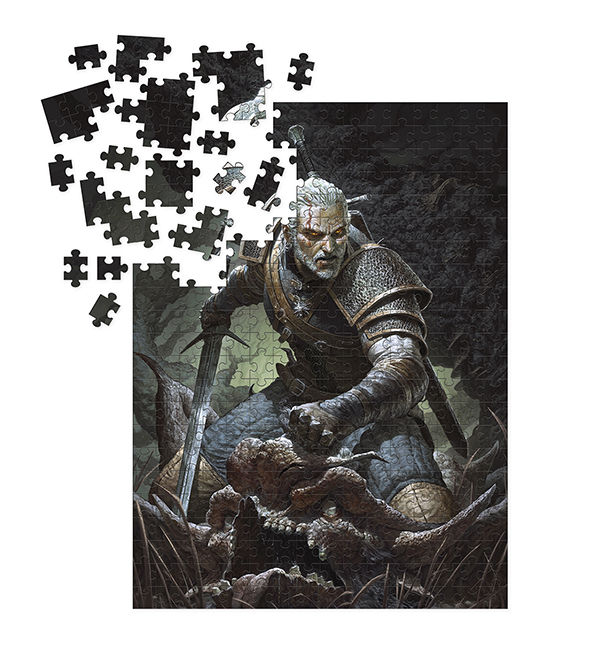 Cover for The Witcher 3 - Wild Hunt Puzzle: Geralt - Trophy (3009-306)